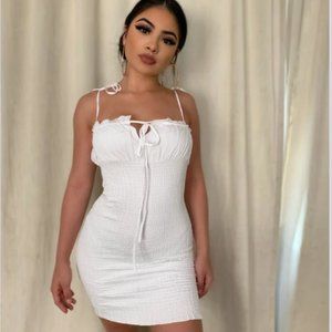 White dress: Boss babes boutique